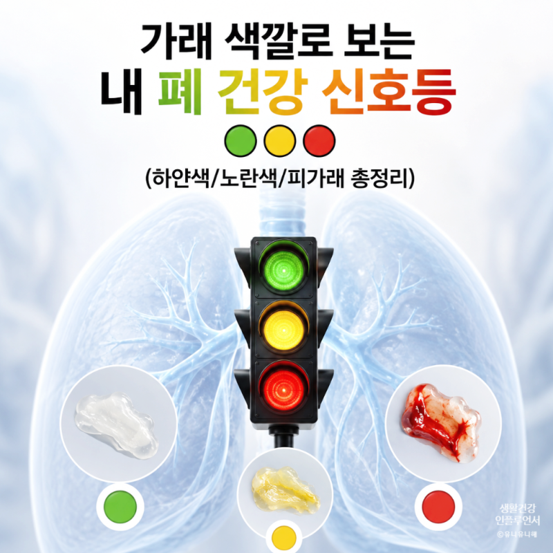 기침가래가 계속될 때, 하얀가래, 노란가래, 피가래 원인과 목 가래 없애는법