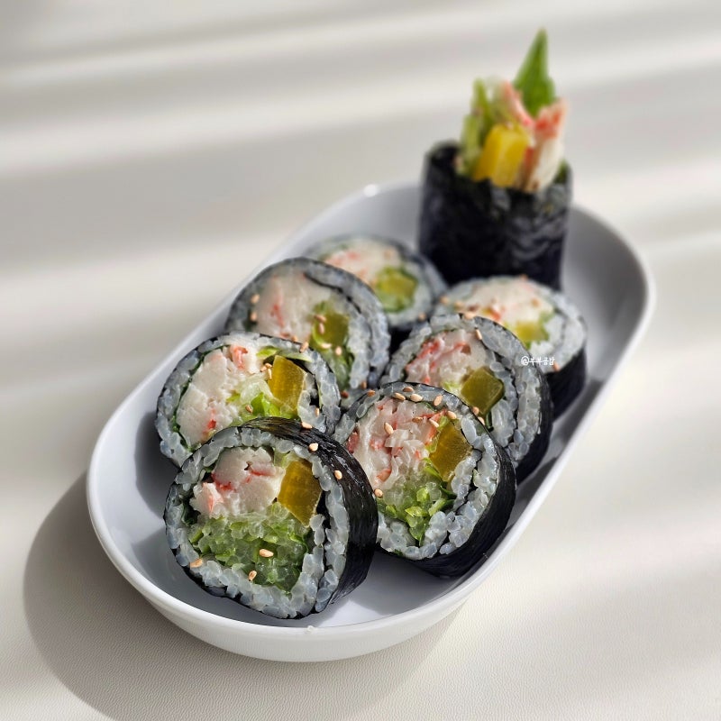 오이크래미김밥 레시피 불안쓰는 초간단 오이김밥 만들기