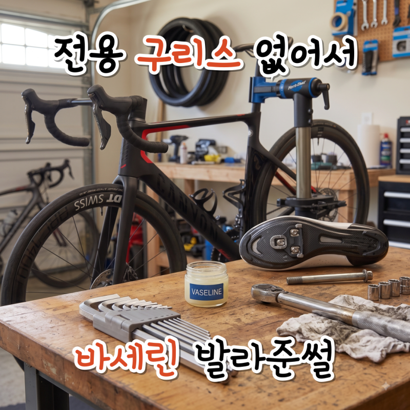 자전거 전용 구리스(그리스) 대신 바세린 발라 본 썰(2026.08.14)