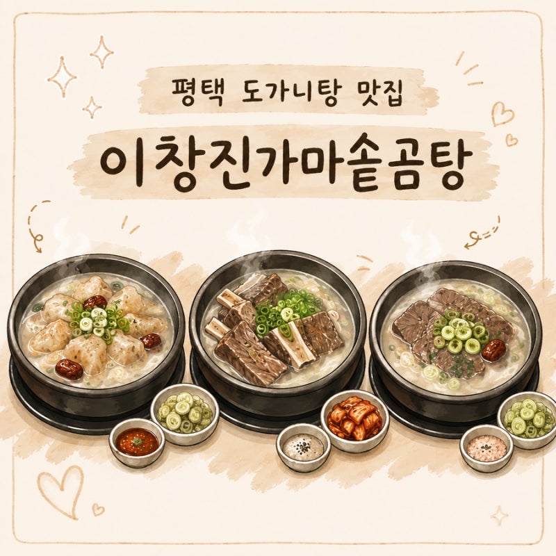 말복 메뉴 추천 | 평택 도가니탕 이창진가마솥곰탕에서 몸보신해봤어요