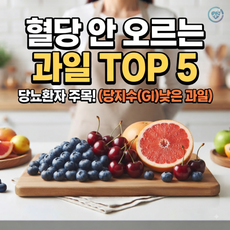 혈당 안 오르는 과일 TOP 5 당뇨환자 주목! ( 당지수(GI)낮은 과일)