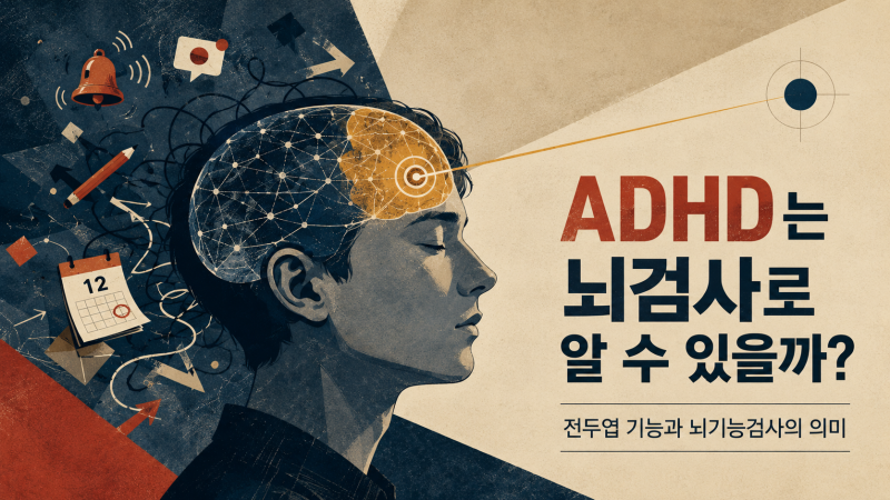 ADHD는 뇌검사로 알 수 있을까? 전두엽 기능과 뇌기능검사의 의미