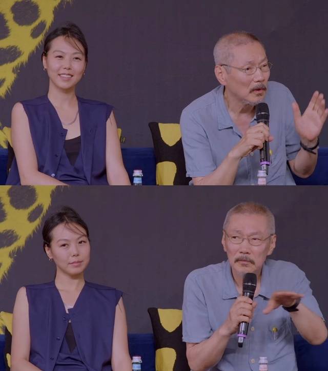 출산 후 첫 <b>공식석상</b>…<b>홍상수</b> <b>김민희</b>, 로카르노 동반 참석 나란히 ....