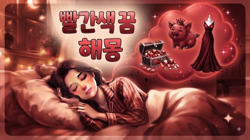 빨간 색 꿈 해몽 총정리( 빨간색 옷 꿈, 빨간색 자동차 꿈, 빨간색 불길 꿈, 빨간색 꽃 꿈, 빨....
