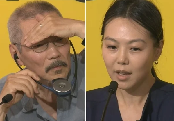 "사랑하는 사이" 홍상수·김민희, 당당한 공식석상에 여론 폭발 "너무 불편해"