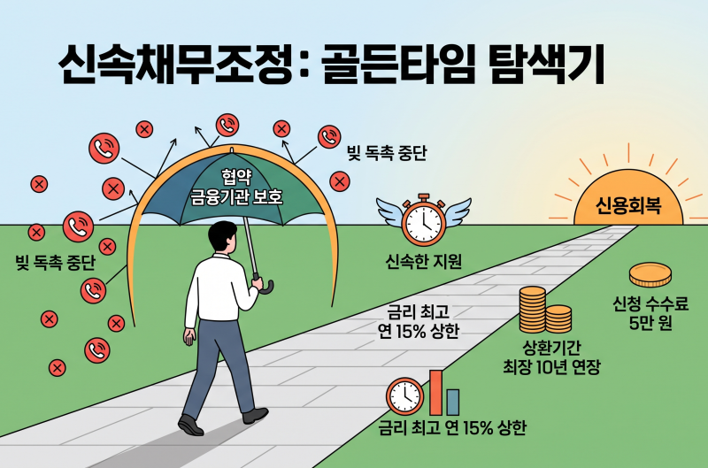 신속채무조정 신청자격 신청방법 신용회복 상환기간, 연체 전에도 신청 가능?