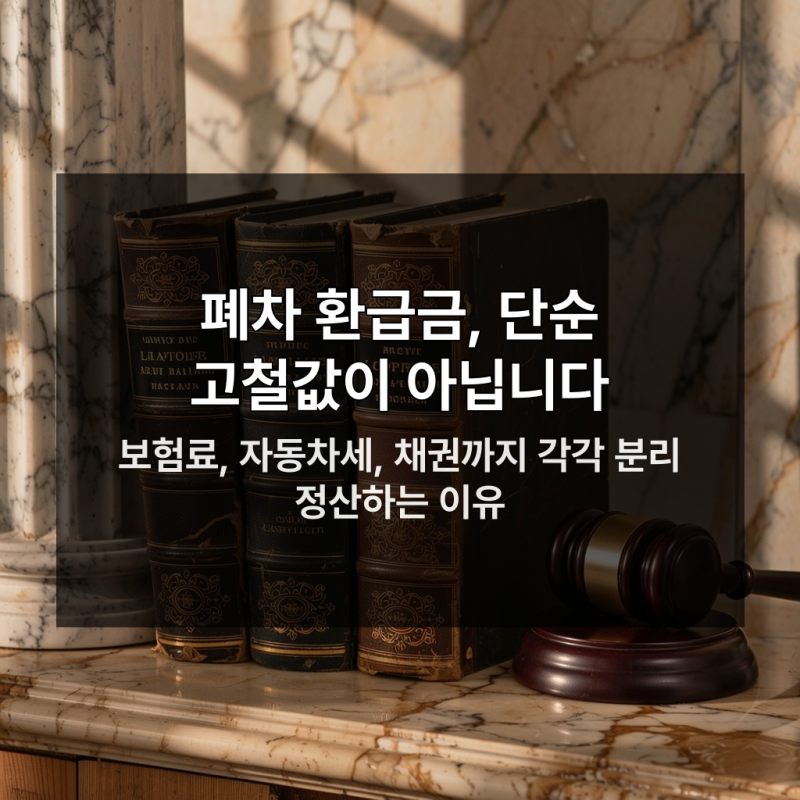 오늘 폐차하면 보험·세금 환급금 완벽 계산법