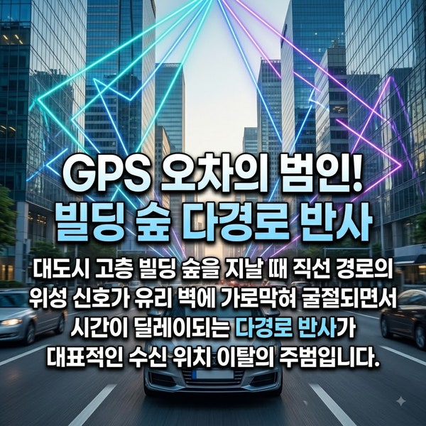 차량 내비 GPS 오차가 자꾸 생겨 길을 잃는 진짜 이유와 해결법