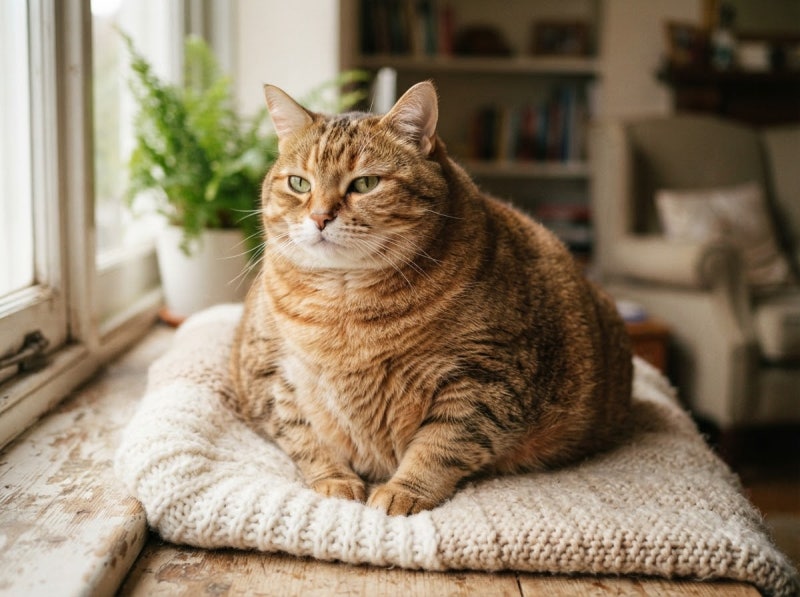 뚱냥이 기준 우리 고양이 비만일까요 확인법
