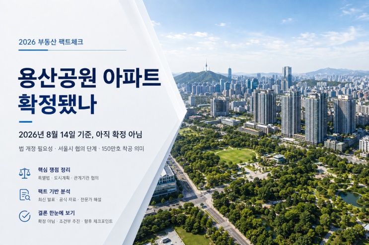 <b>용산공원 주택공급</b> 확정됐나｜서울시 협의중, 150만호 착공의 진짜 ....