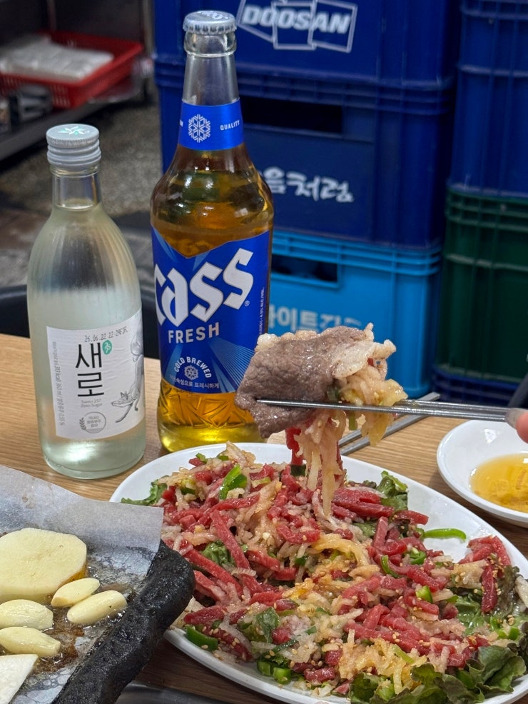 [서울/종로] 차돌박이에 육회 싸먹는 종로 노포 맛집, 종로 백제정육점 평일 오전 웨이팅