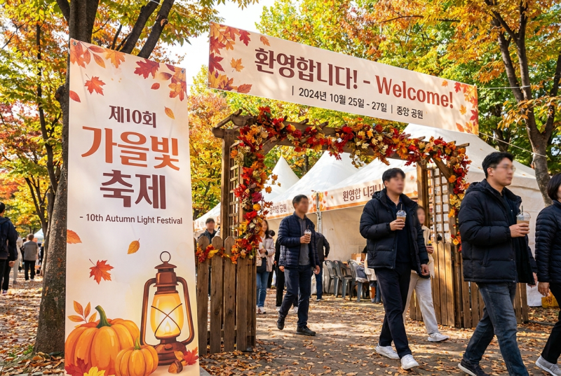 가을 행사·축제 배너·현수막 제작
