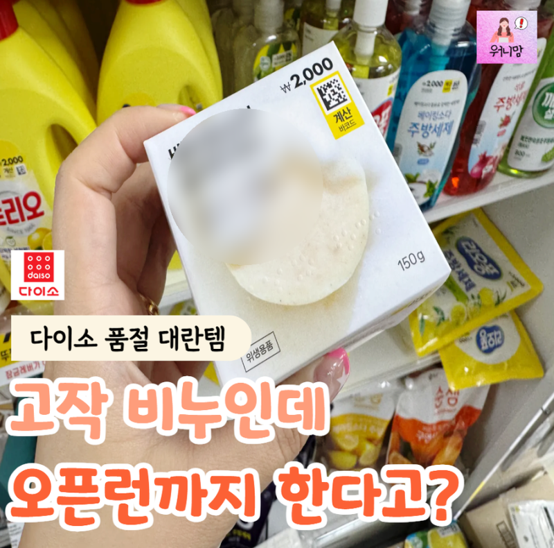 다이소 품절 대란템 "고작 설거지 비누인데 오픈런까지 한다고?" 보자마자 담았어요