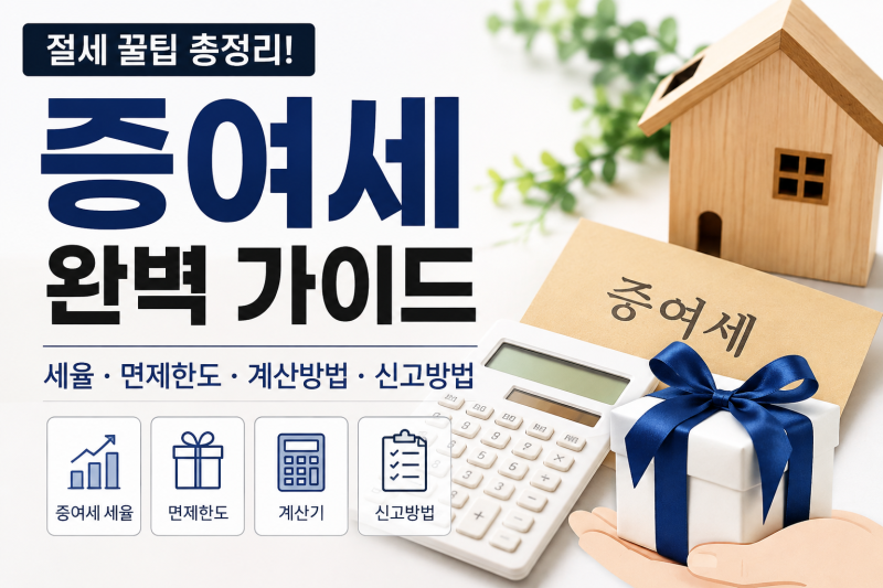 증여세 세율｜증여세 면제한도·계산기·기준·신고방법 총정리