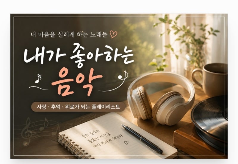 내가 좋아하는 음악들