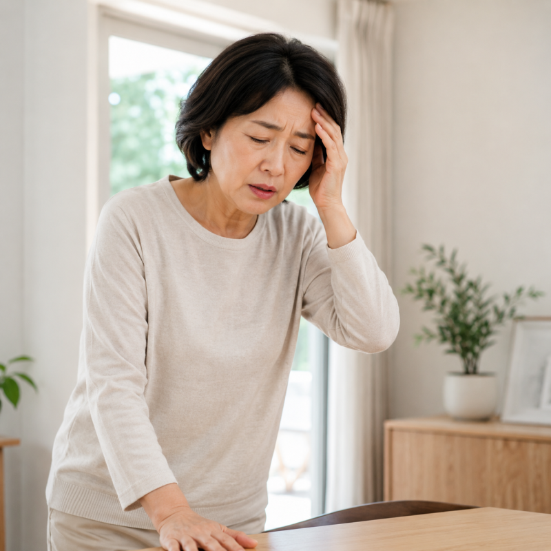 갱년기 어지러움, 갑자기 핑 도는 느낌 왜 생길까요?