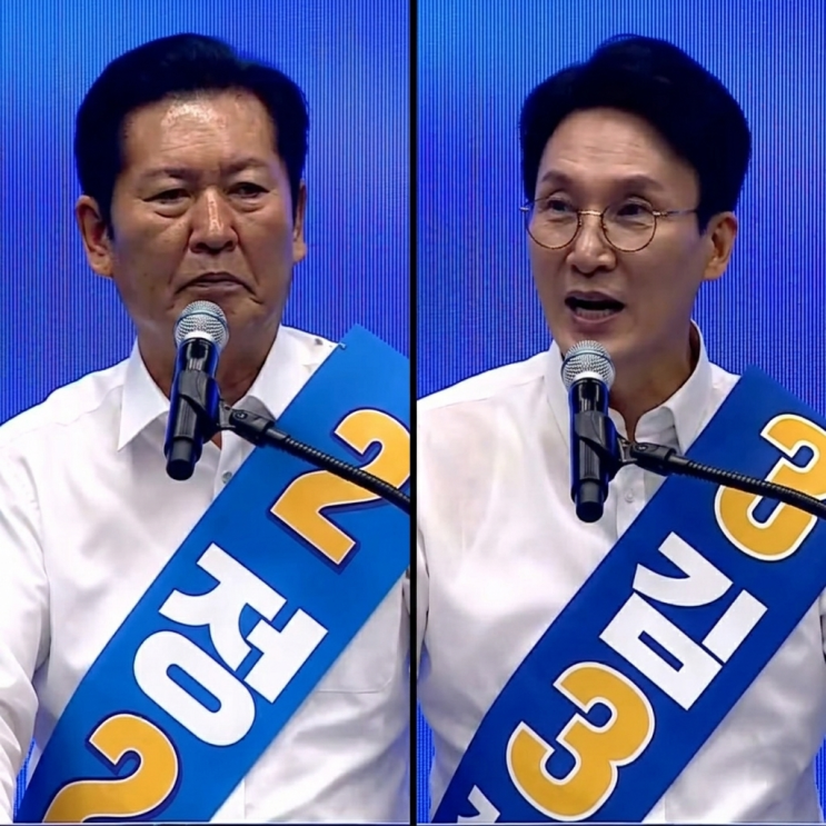 민주당 전당대회 호남 <b>김민석</b> <b>1위</b> 정청래와 격차 충격