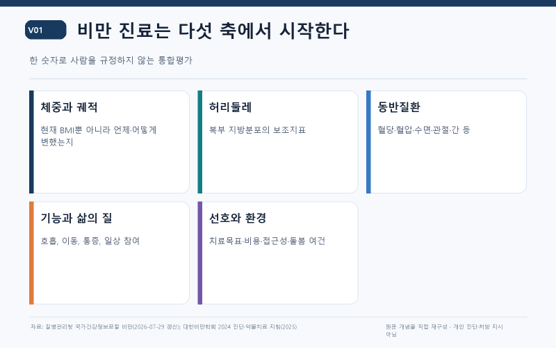 체중계 숫자만 줄이면 치료가 끝날까｜2026 근거로 읽는 성인 비만의 진단·생활치료·약물·....