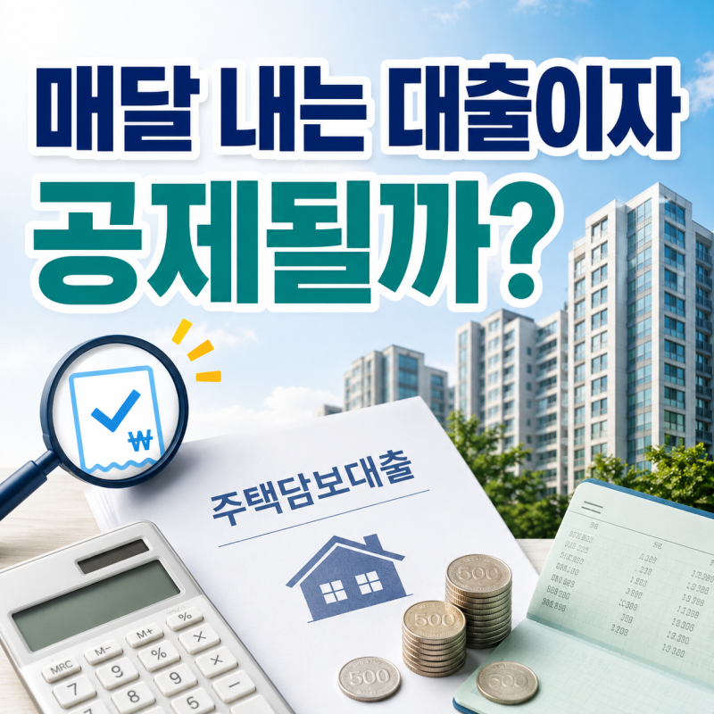 아파트 대출이자도 연말정산 될까? 주택담보대출 소득공제 조건, 한도 총정리