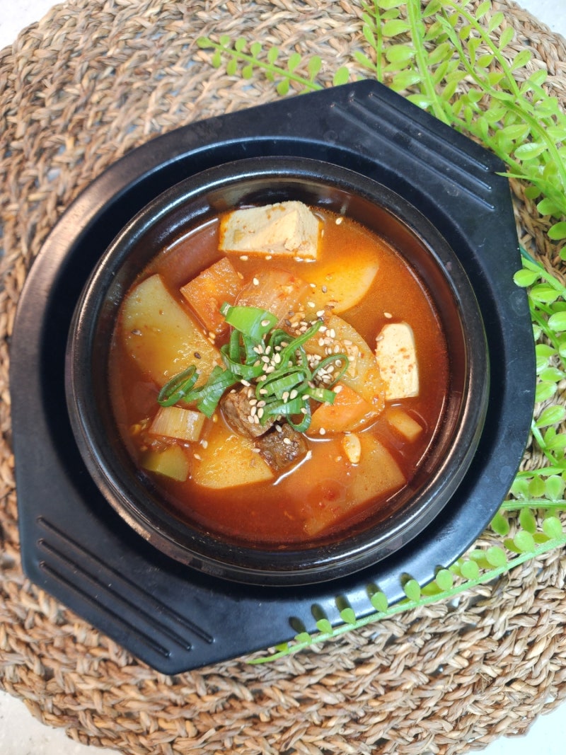 애호박 고추장찌개 레시피 얼큰 찌개요리 애호박찌개 만드는법 집밥 메뉴