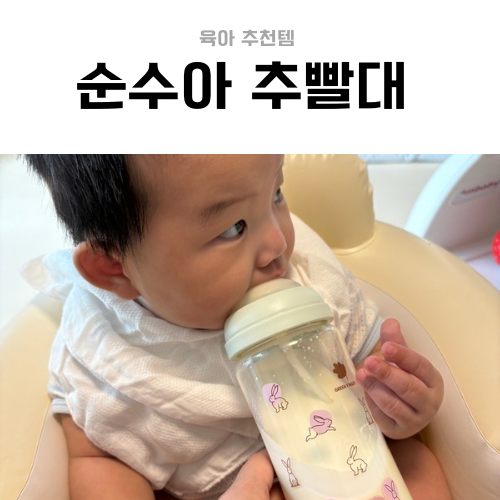 순수아 추빨대 사용후기｜베베그로우 젖병 호환·사용법, 6개월 아기 셀프수유