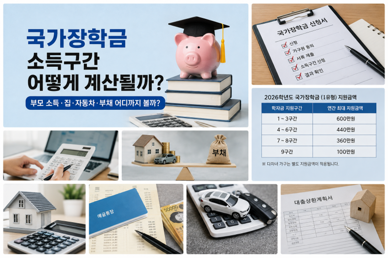 국가장학금 소득구간 어떻게 계산될까? 부모 소득·집·자동차·부채 어디까지 볼까?