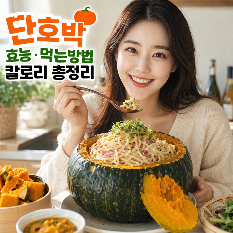 단호박 효능 먹는방법과 칼로리까지 총정리