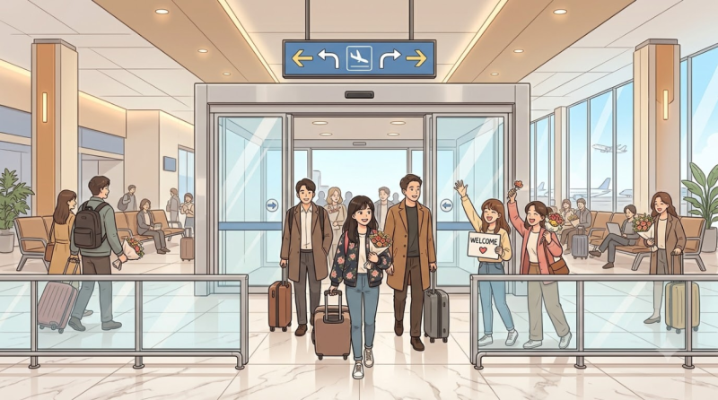 인천공항 제2여객터미널 입국장 출구 위치와 마중 꿀팁