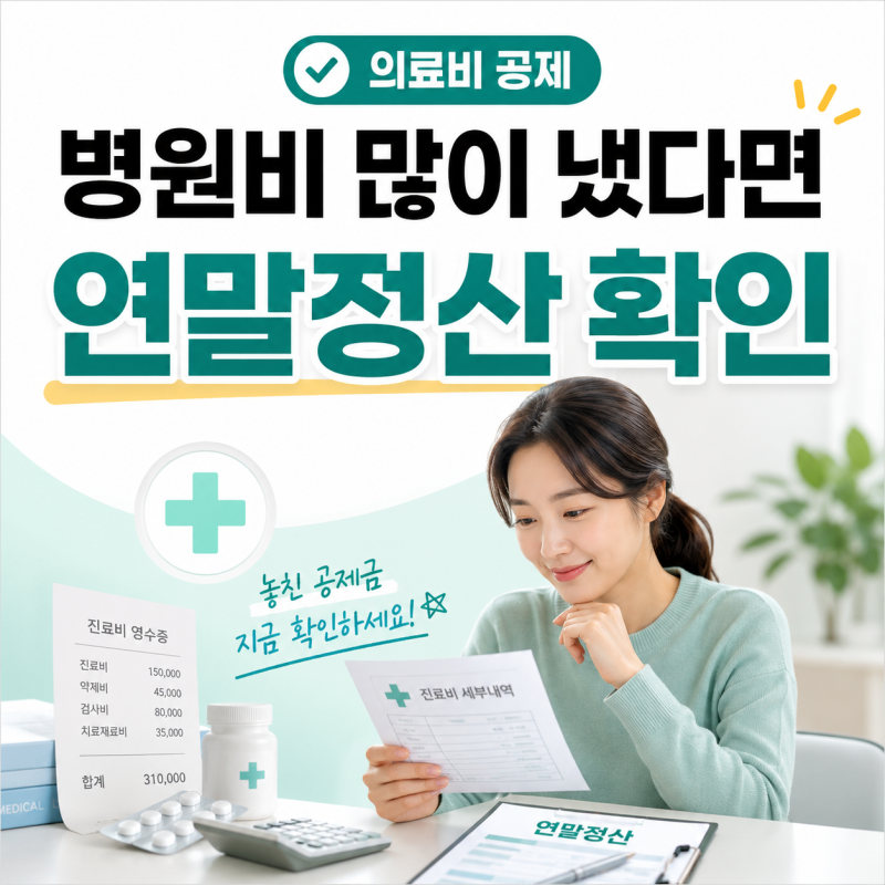 병원비 많이 썼다면 확인｜연말정산 의료비 세액공제 놓치기 쉬운 항목 총정리