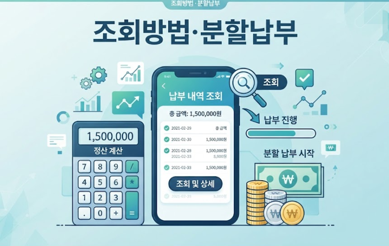 건강보험료 정산 환급금 조회하는 법 (매년 4월 정산 총정리)