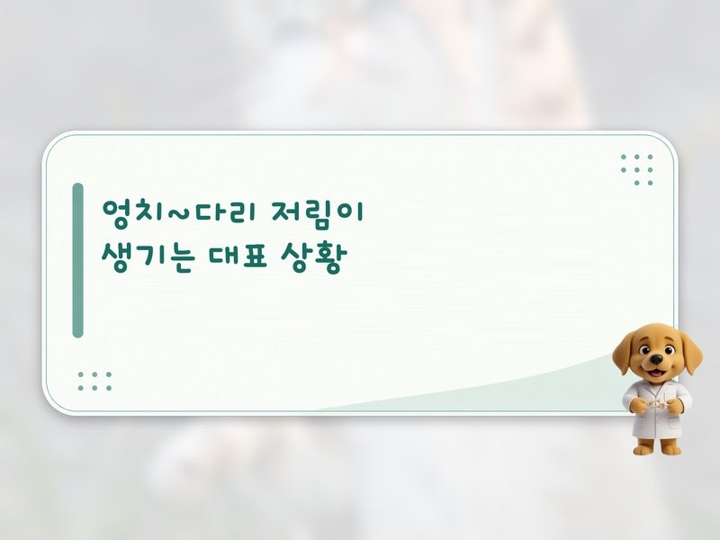수원정형외과에서 보는 좌골신경통 원인, 엉치~다리 저림이 생기는 생활습관