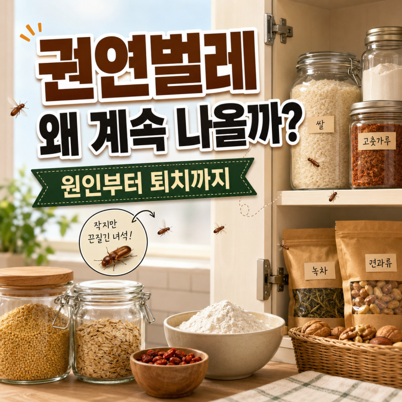 권연벌레 원인부터 퇴치까지! 이래서 나온다고?