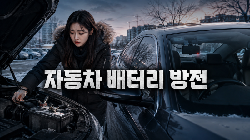 자동차 배터리 방전 대처 블랙박스 때문에 반복될 때 확인할 것