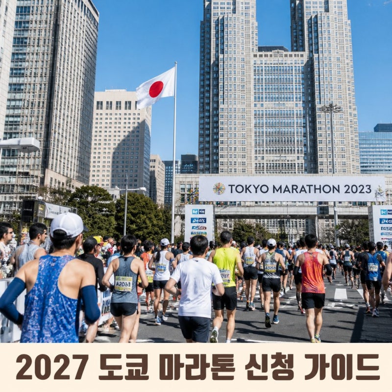 2027 도쿄 마라톤 접수 방법 일정 정리