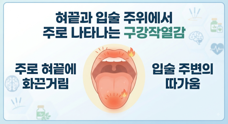 창원휴한의원 구강작열감증후군 치료 사례 — 흔히 관찰되는 증상 패턴과 접근