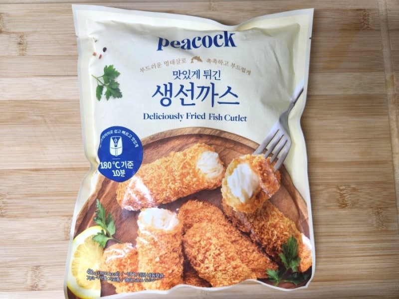 피코크 맛있게 튀긴 생선까스 후기｜에어프라이어 10분 간편 반찬