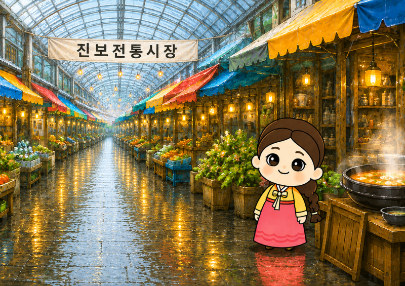 [청송진보전통시장] 요즘같은 장마시기! 비 오는 날 청송여행️