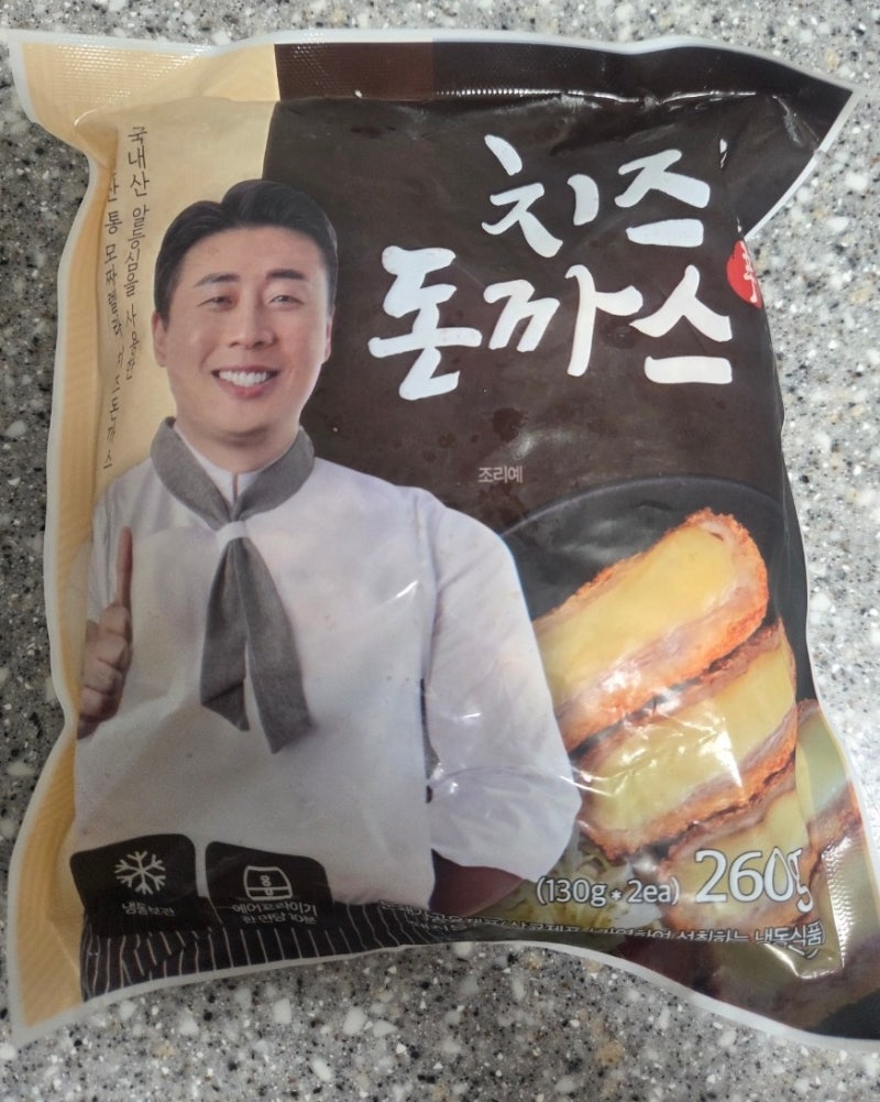 치즈가 쭈욱 늘어나는 장신몰 장사의 신 치즈 돈까스 에어프라이어 조리 솔직 후기