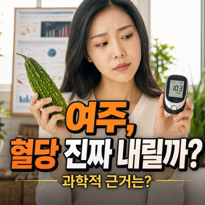 "정말 혈당이 내려갈까?" 당뇨에 좋은 여주 효능, 과학적 근거는
