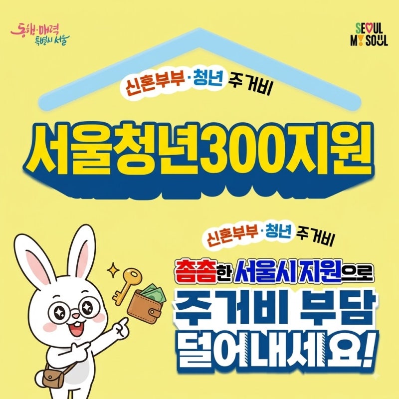 "소득 5천도 가능?" 서울 청년 전세자금 대출 300만원 이자지원