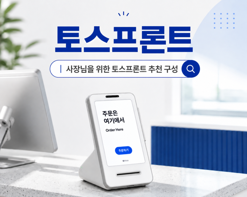 토스단말기, 어떤 구성이 좋을까? 영수증프린터 토스터미널 완벽 조합 추천