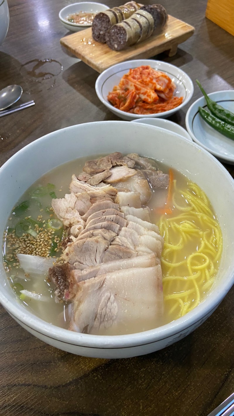 [제주시/고기국수 맛집] '제주미담' 현지인 고기국수 & 막창순대 찐맛집