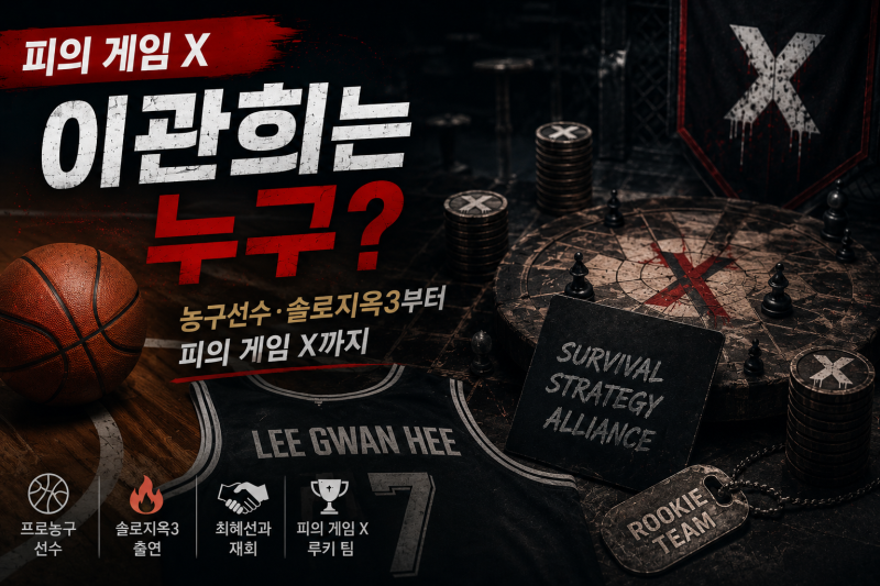 《피의 게임X》 이관희는 누구?｜농구선수·솔로지옥3부터 피의 게임X까지