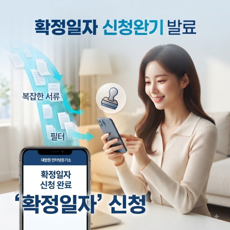 확정일자 받는 법 총정리: 대법원 인터넷등기소 모바일 신청·비용·서류 (주택 임대차 신고)