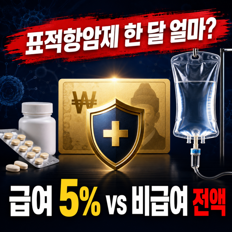 표적항암제 한 달 비용 얼마일까｜급여·비급여 차이 총정리