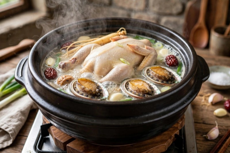 전복삼계탕 끓이는법 1시간컷! 고급 보양식 2만원으로 5만원 맛내기 비법 (2026 말복 보양식)