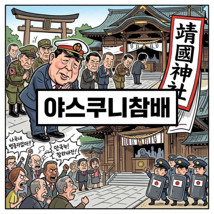 #야스쿠니신사참배 #고이즈미방위상 #<b>다카이치</b>총리