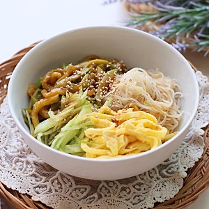 애호박 간장 비빔국수 레시피 양념장