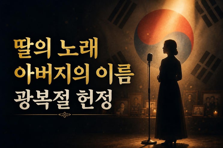 <b>홍지민</b>, <b>독립운동</b>가 아버지 헌정 무대 의미는
