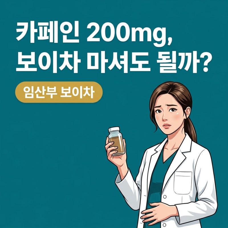 임산부보이차, 마셔도 될까? 카페인 200mg 기준과 안전선